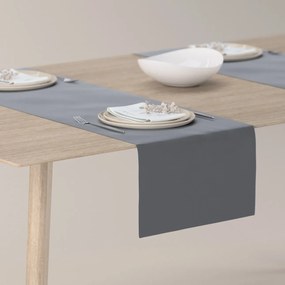 Dekoria Rechthoekige tafelloper, antracietgrijs, 40 x 130 cm
