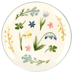 Bord lente, aardewerk, Dille&amp;Kamille 50 jaar,Ø 22 cm