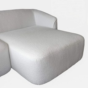 Hoekbank - Evora - rechts - stof now or never off-white 01