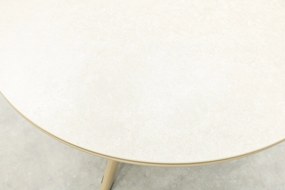 Dublin ronde tuintafel Ø120 cm. - Latte