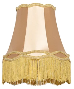 Stoffen lampenkap goud 30/18/26 - Granny Retro rond