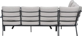 Garden Impressions Senja lounge dining set 3-delig links - sandstone
