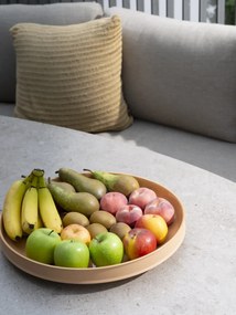 Taste by 4 Seasons Salute low dining tuintafel terre met ovaal keramisch tafelblad 220 x 105 cm Tuintafel   bruin weerbestendig