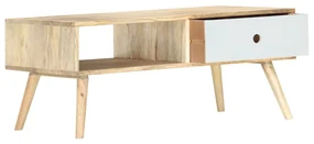 vidaXL Salontafel 90x50x40 cm massief mangohout