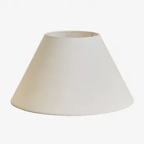 Lampenkap Van Linnen Menorca Wit & Ø55 Cm - Sklum