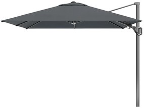 Platinum Voyager zweefparasol T2 2,7x2,7 m. - Antraciet met Modena voet en hoes