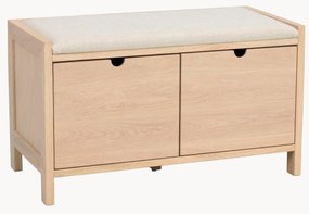 Gestoffeerde houten opbergbank Hillmond