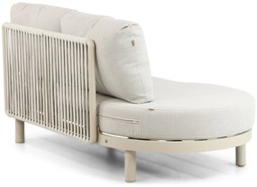 Hoek loungeset 5 personen Aluminium/rope Taupe  Santika Furniture Santika
