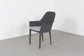 Lucca dark grey/Verona antraciet 220 cm. tuinset - 7-delig