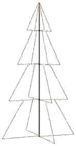 vidaXL Kegelkerstboom 360 LED's binnen en buiten 143x250 cm