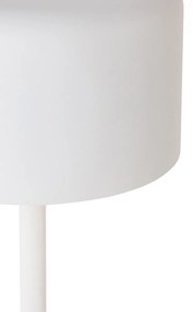 LED Moderne tafellamp met dimmer wit oplaadbaar - Poppie Modern rond Binnenverlichting Lamp