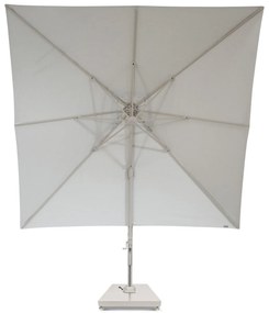 Zweefparasol  3x3m S2 Excellent (excl. voet) Taupe-naturel-bruin Camello Luna