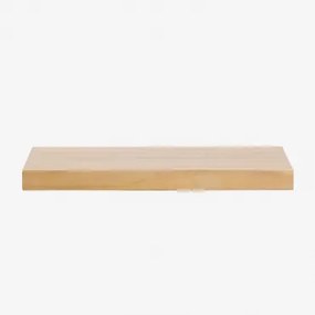 Venetian Zwevend Badkamermeubelset Van Teakhout Zonder Wastafel & ↔︎ 80 Cm & Licht Teakhout - Sklum