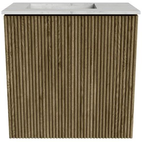 Mondiaz Joya DLux 40cm toiletmeubel dusk met wastafel faye links 1 kraangat opalo