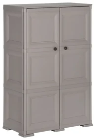 vidaXL Opbergkast hout-look 79x43x125 cm kunststof grijs