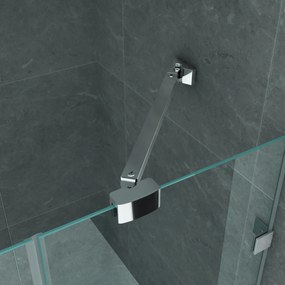 Sanigoods Snow douchecabine 120x90x195cm chroom