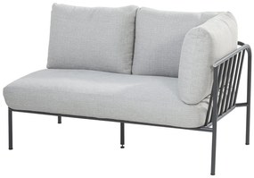 4 Seasons Outdoor Figaro 4-persoons loungebank Tuinbank   antraciet weerbestendig