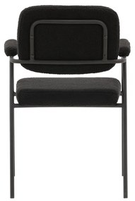 Jörn Eetkamerstoel - Gustav - Zwart - Fluweel - Jörn