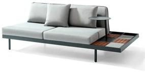 DATHO OUTDOOR Hoek Loungeset - Bali - Antraciet  - Datho Outdoor