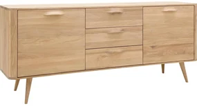 Goossens Dressoir Bjarte, 2 deuren 3 laden