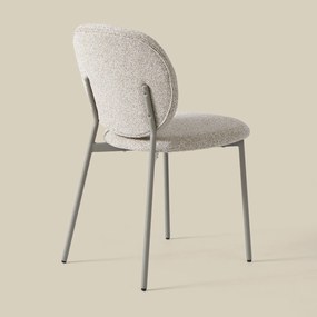 Moderne Stoelen Stapelbaar Beige