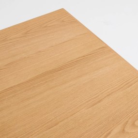 Uitschuifbare eettafel, eiken en fineer, 4 tot 8 couverts, DOUVE