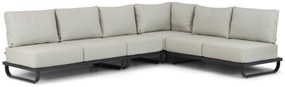Hoek loungeset 6 personen Aluminium Grijs Lifestyle Garden Furniture Venice