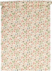 Tafelloper, GOTS bio-katoen, rood fruit, 50 x 145 cm