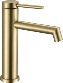 Wastafelkraan Rea Foss Gold Brush Low