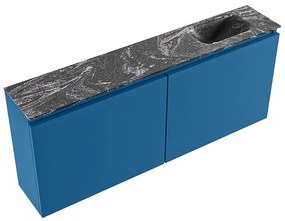 Mondiaz Ture DLux toiletmeubel 120cm jeans met wastafel lava rechts zonder kraangat