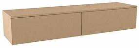 Mondiaz ALAN MODULE Wastafelonderkast - 160x41x30cm - 2 lades - push to open - Oro A45296Oro