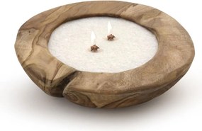 Buitenkaarsen | Tierra Outdoor Bowl | Teakhout | Natural Teak | ø 30cm | Kees Smit Tuinmeubelen