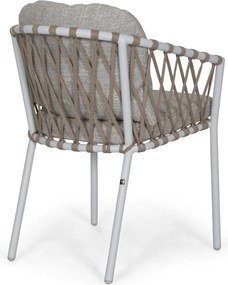 Tuinset 6 personen 220 cm Rope Wit Lifestyle Garden Furniture Morano/Tavona