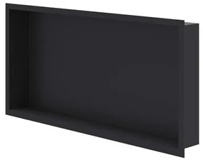 IVY Inbouwnis - 60x30x7.5cm - Mat zwart PED 6500752