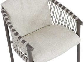 Tuinset 6 personen  Aluminium/rope Taupe 4 Seasons Outdoor Allora/Sand