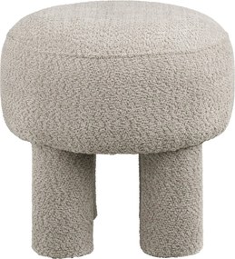 Canberra Poef Bouclé - Dark Sand