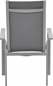 Garden Impressions Hilly tuinstoel stapelbaar taupe - 4 stuks