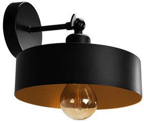 WANDLAMP APP1332-1W BLACK GOLD