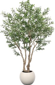 Kunst olijfboom robuust met pot H240 cm