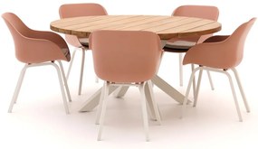 Harman Le Soleil Element/Stephanie ø150cm dining tuinset 6-delig