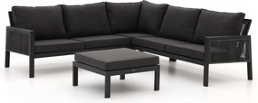 Hoek loungeset Manifesto | 5 personen | Loungeset Grijs | Hoekbank Aluminium | 246x246cm | Kees Smit Tuinmeubelen