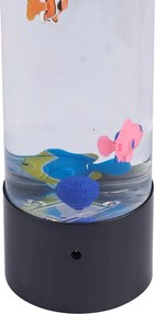 Bubbelbuis zwart 29cm incl. LED RGB - Sealife