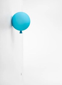 Brokis -   Wandlamp  Memory Turkoois geëtst / Zilver  Glas