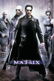 Kunstafdruk Matrix - Hackers