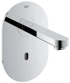 GROHE Euroeco Cosmopolitan E afbouwdeel v wandkraan met uitloop 17cm zonder menging met tranformator 230V chroom 36273000