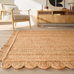 Vloerkleed in jute, Aftas