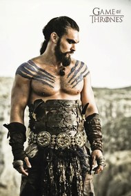 Kunstafdruk Game of Thrones - Khal Drogo, (26.7 x 40 cm)