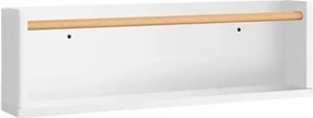 Kave Home - Shantal-boekenplank Van Massief Beukenhout, Witte
