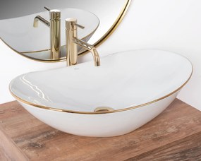 Opzetwastafel Rea Royal Gold Edge