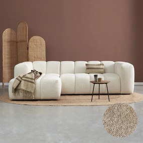 Design Bank Beige Hoek Links